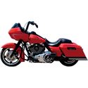 Picture of CYCLESMITHS, BILLET SADDLEBAG EXTENSIONS, BLACK POWDER-COAT W/ cut-out, for right exhaust, Part# 3501-0700