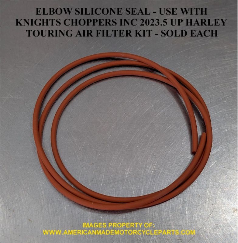 Picture of HIGH TEMPERATURE SILICONE SEAL - ELBOW TO CARBON FIBER TB SUPPORT FITS KNIGHTS CHOPPERS 2023.5 UP TOURING HARLEY AIR CLEANER KITS